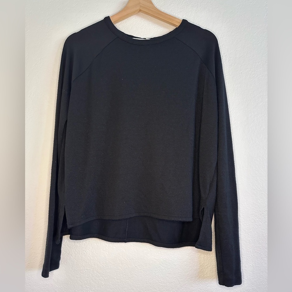 rag & bone Black Long Sleeve Tee